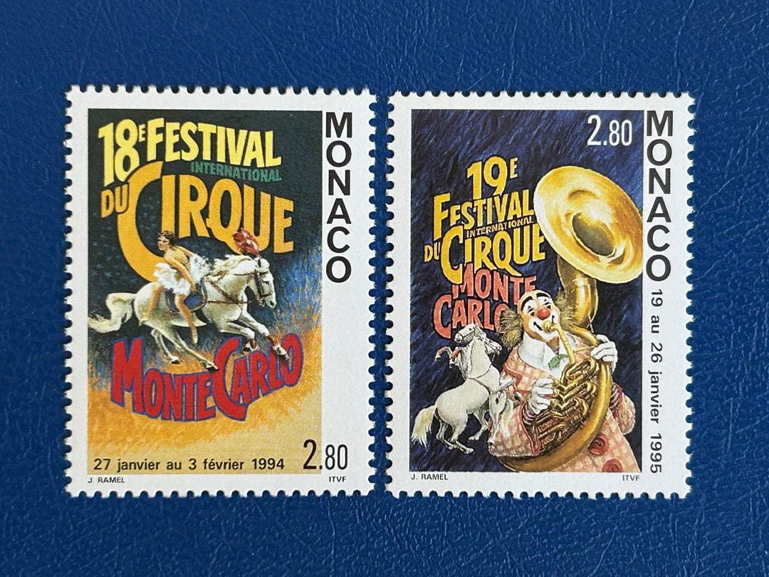 Monaco - 1994/95- Intl Circus Festival - MNH**