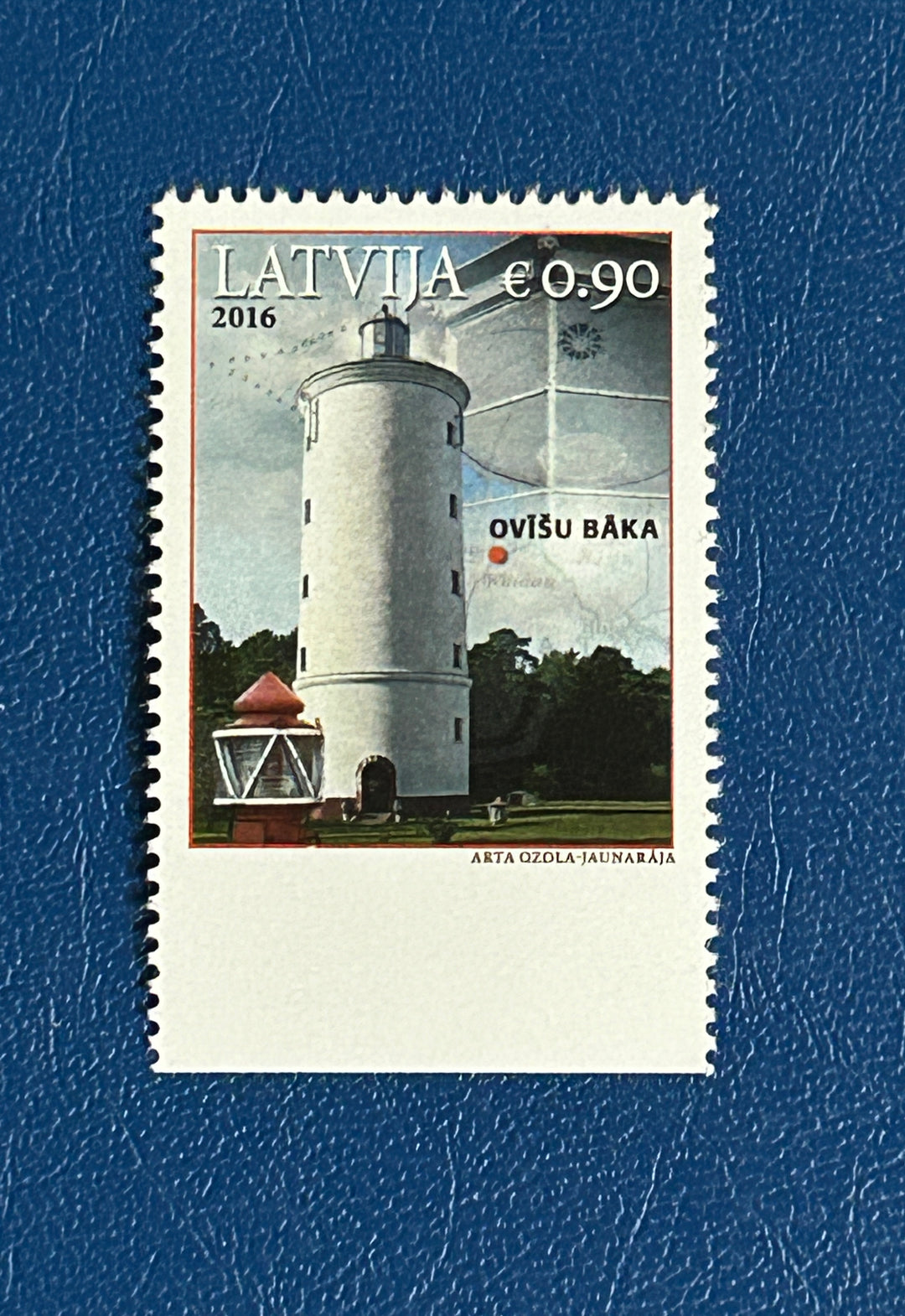 Latvia Sc 945 Lighthouses 2016 MNH**