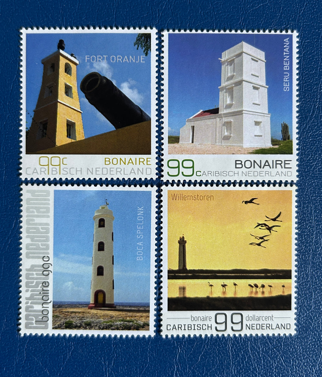Caribbean Netherlands 2017 Sc 75-8 Lighthouses MNH**