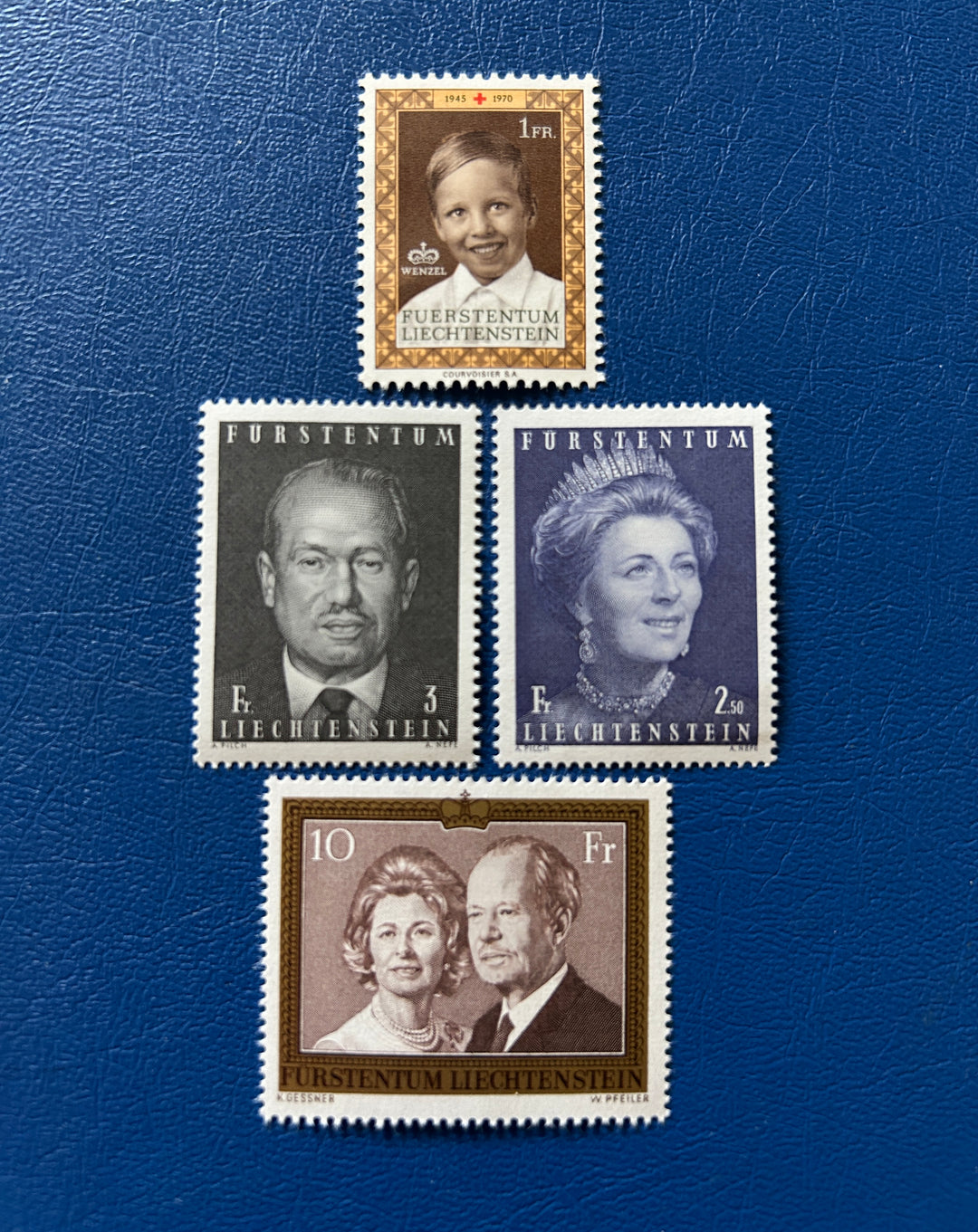 Liechtenstein 1970-4 Royal Family Mix MNH**