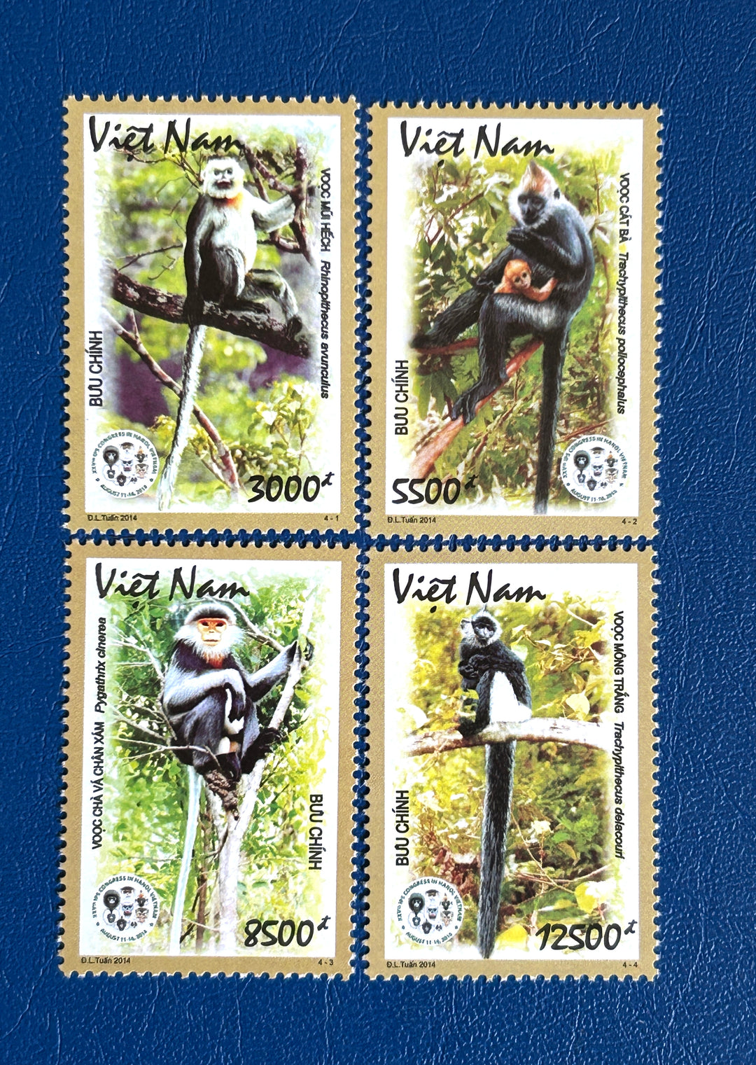 Vietnam - 2014 - Primates (fauna) - MNH**