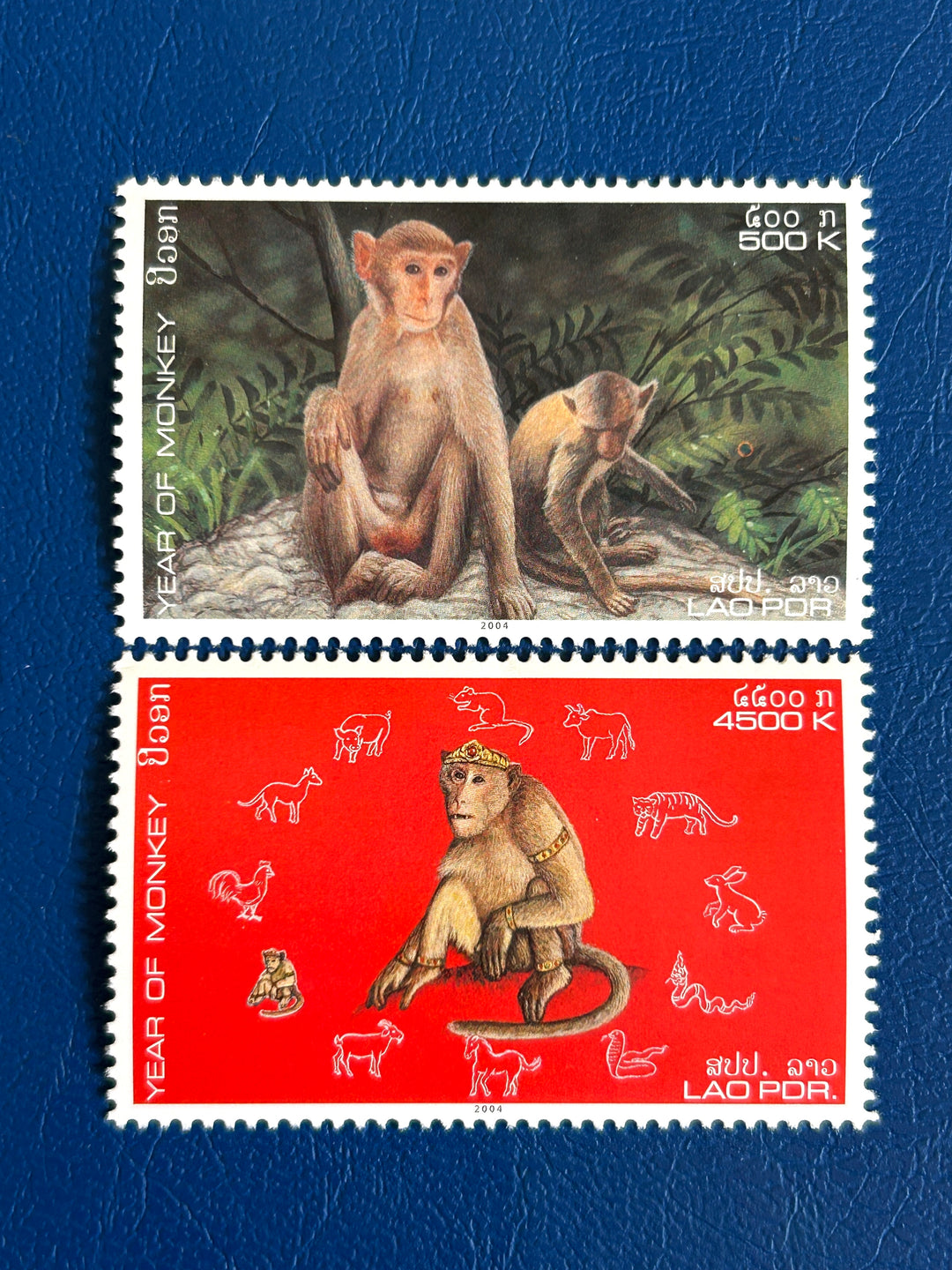 Laos - 2004 - Year of the Monkey - MNH**