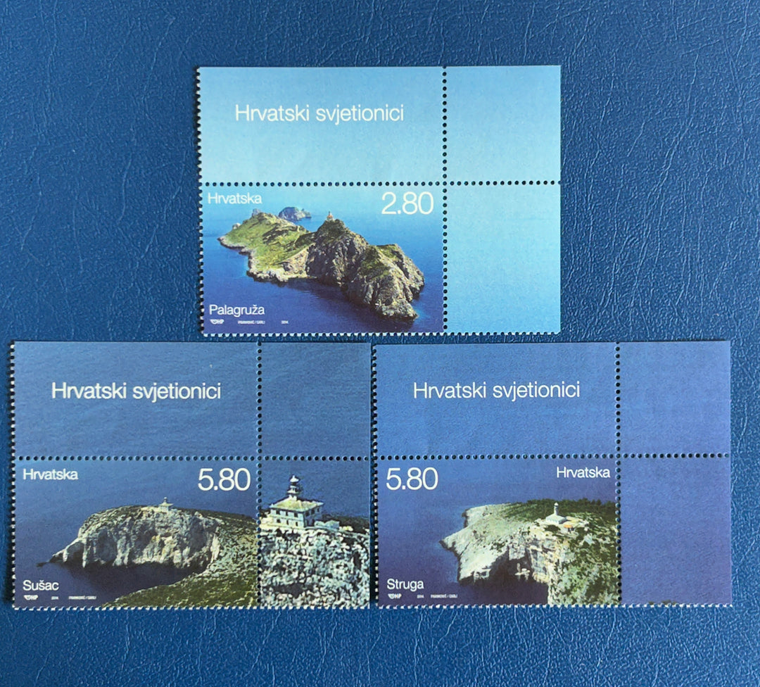 Croatia 2014 Sc 914-5 Lighthouses - MNH**