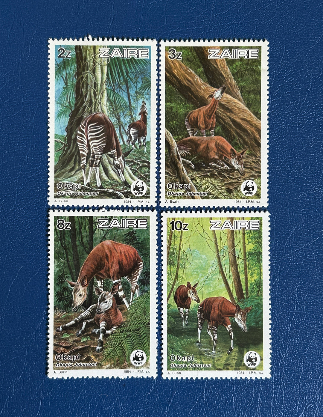 Zaire - 1984 - Okapi (fauna) - MNH**