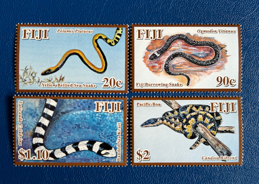 Fiji - 2010 -  Snakes  (fauna) - MNH**