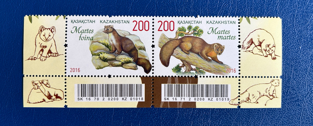Kazakhstan - 2016 - Martens (Fauna) - MNH**