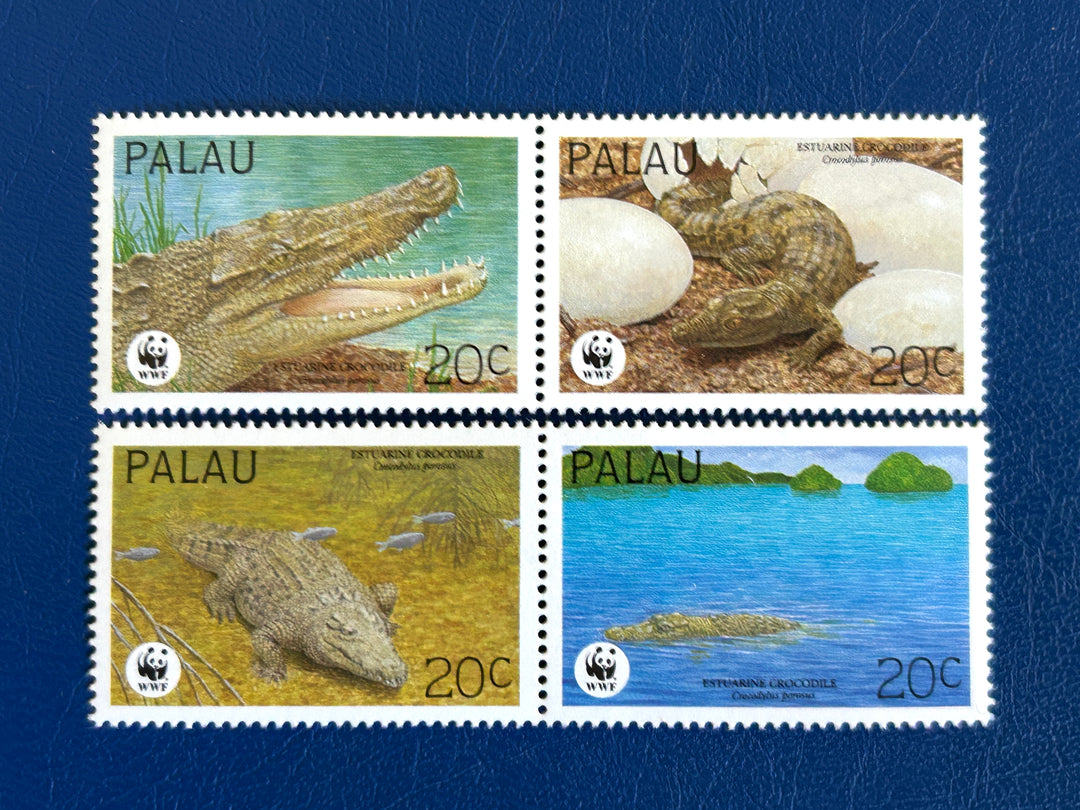 Palau - 1994 - Crocodiles (fauna) -  MNH**