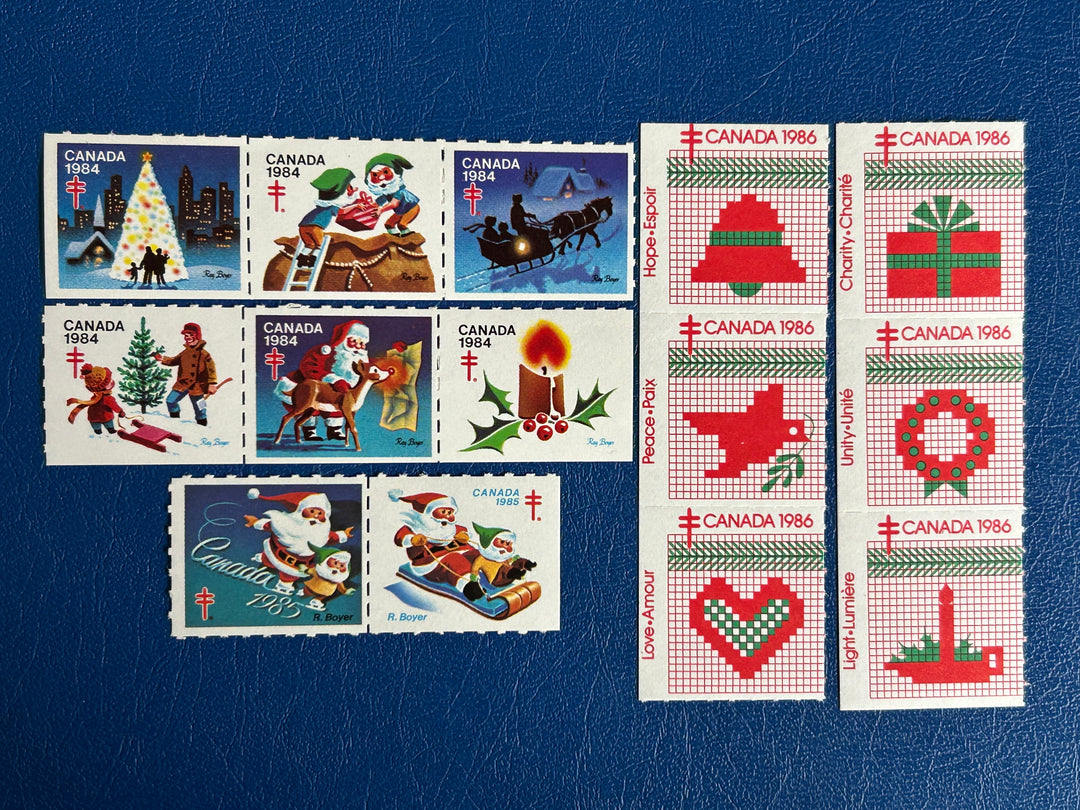 Canada - 1984-86 - Christmas Seals for Tuberculosis MNH**