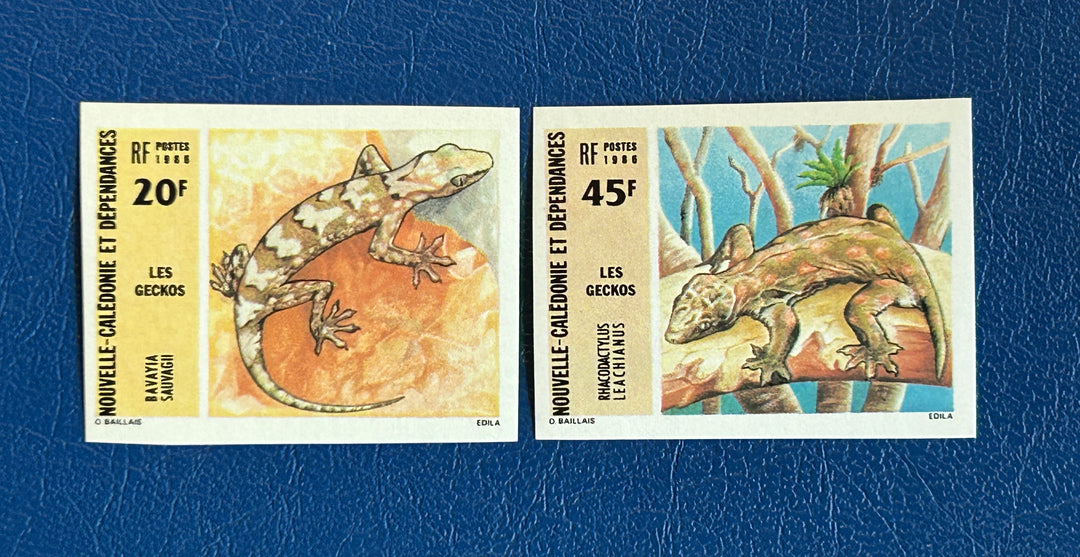 New Caledonia - 1986 - Geckos (fauna) -  MNH** Imperforate