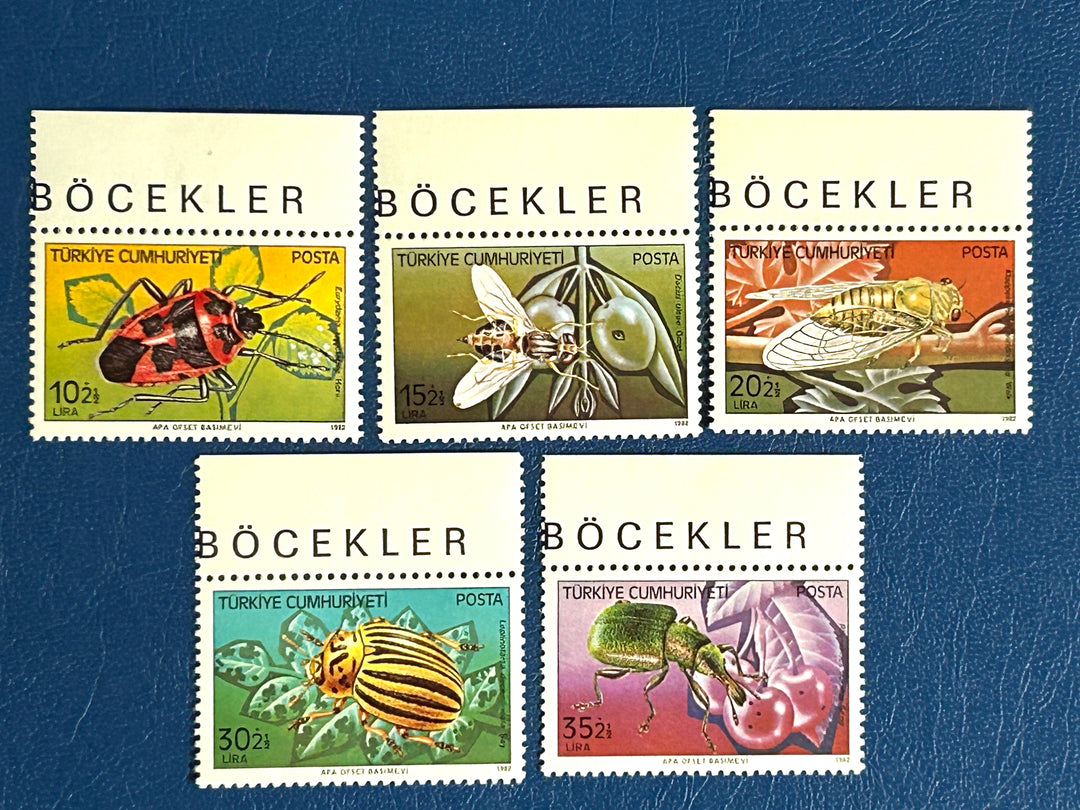 Turkey - 1982 - Harmful Insects - MNH** (fauna)