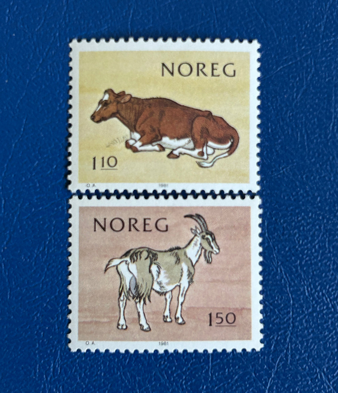 Norway - 1981 - Milk Producers (fauna) -  MNH**