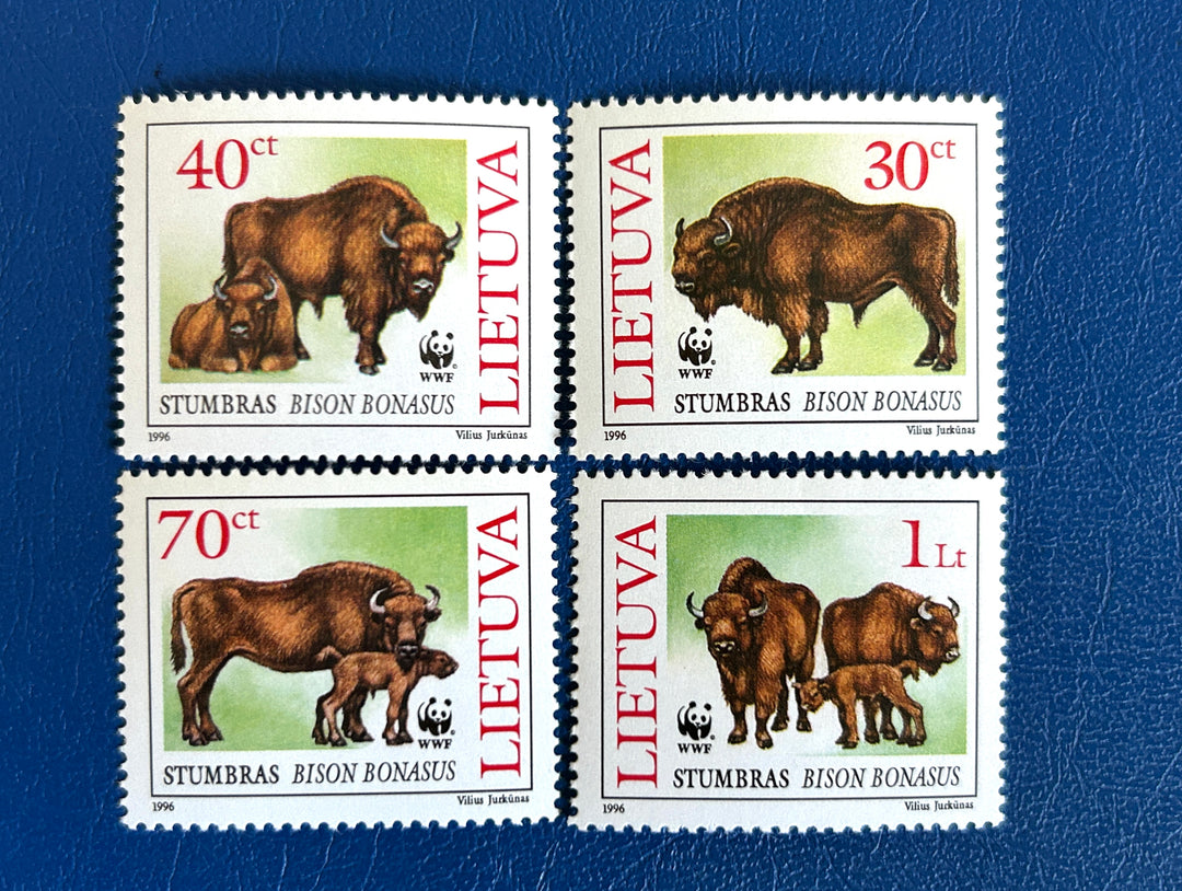 Lithuania - 1996 - European Bison (fauna) - MNH**