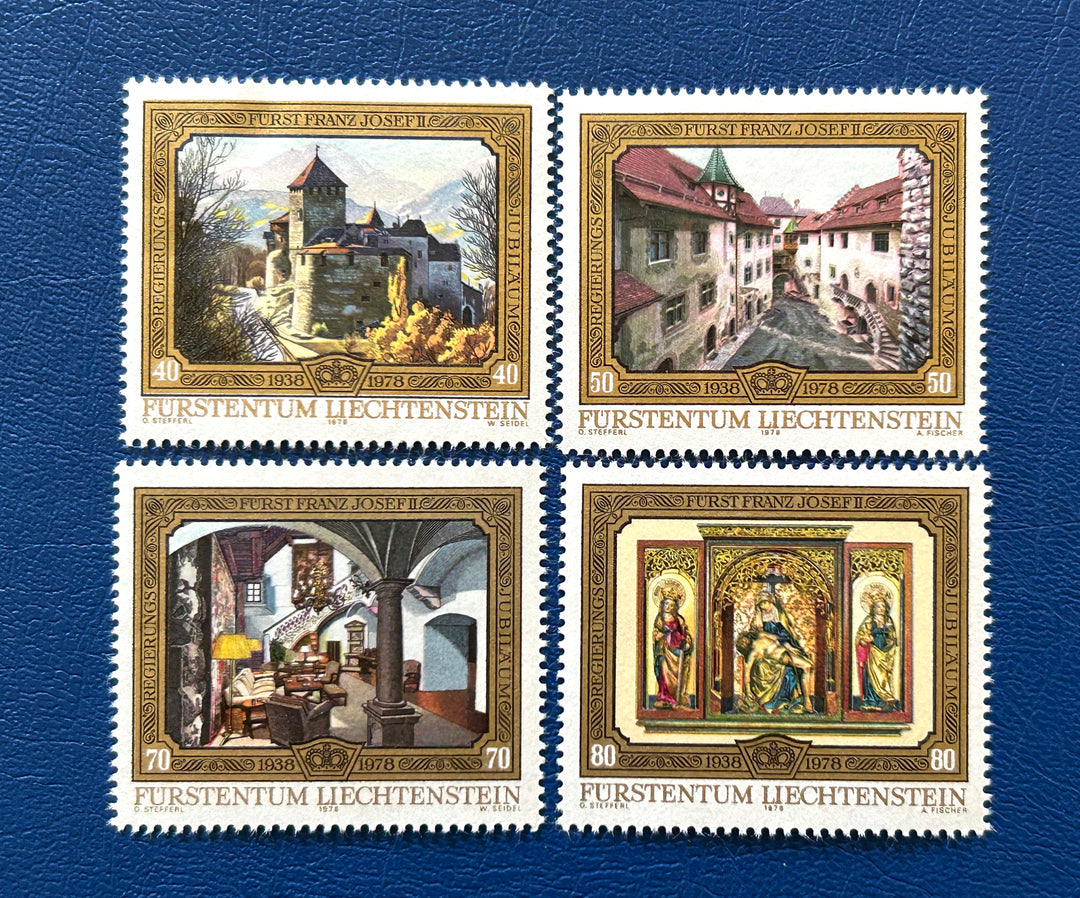 Liechtenstein - 1978 - Prince Frank Joseph II # 650-653 - MNH**