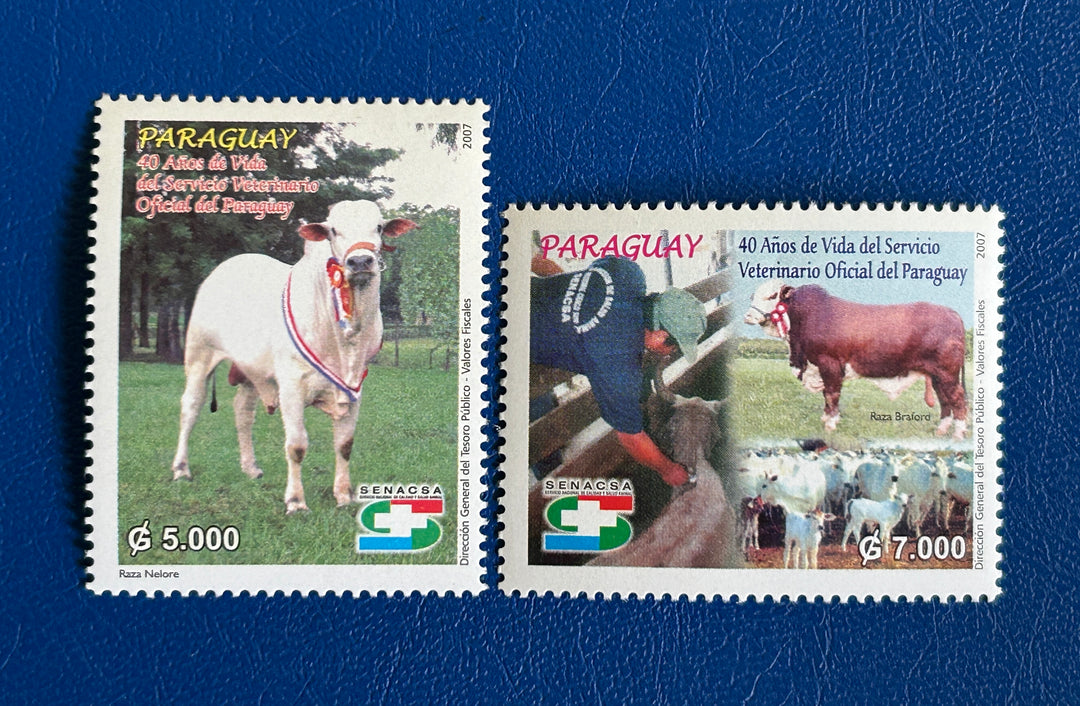 Paraguay - 2007 - SENCASA Farm Animals (fauna) -  MNH**
