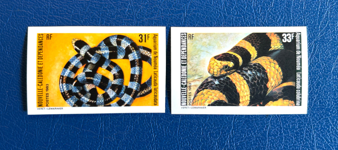New Caledonia - 1983 - Snake: Sea Krait (fauna) -  MNH** Imperforate
