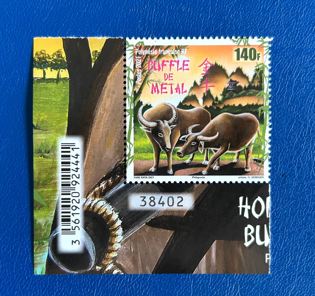 French Polynesia- 2021 - Chinese Lunar Year (Ox) - MNH**