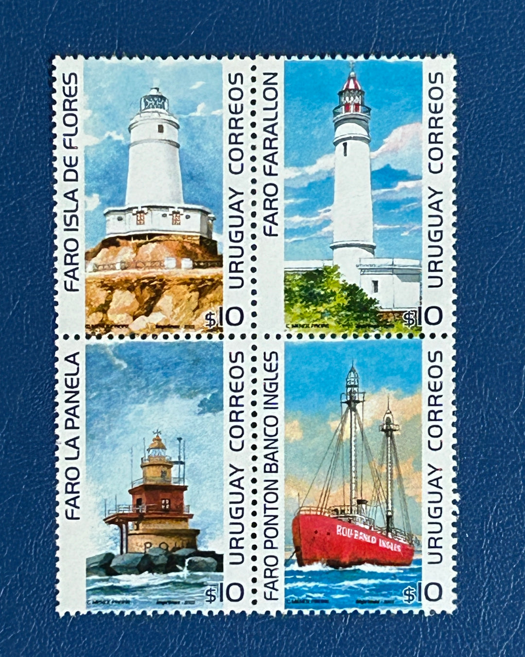 Uruguay Sc 2061 Lighthouses 2003 MNH**