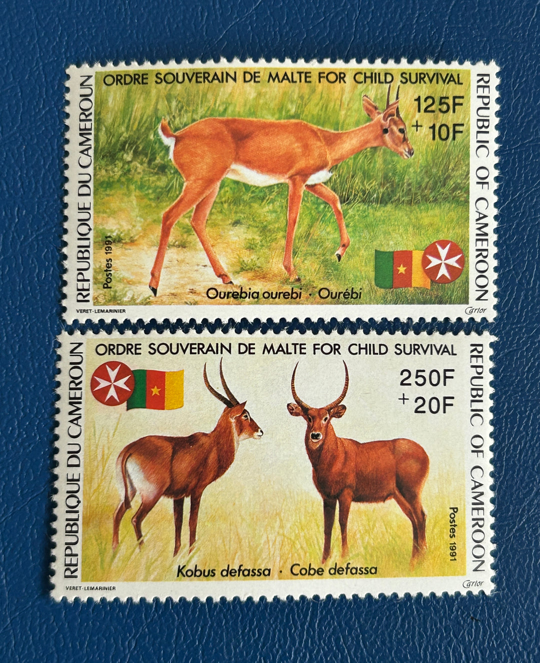 Cameroon - 1991 - Antelopes (fauna) - MNH**