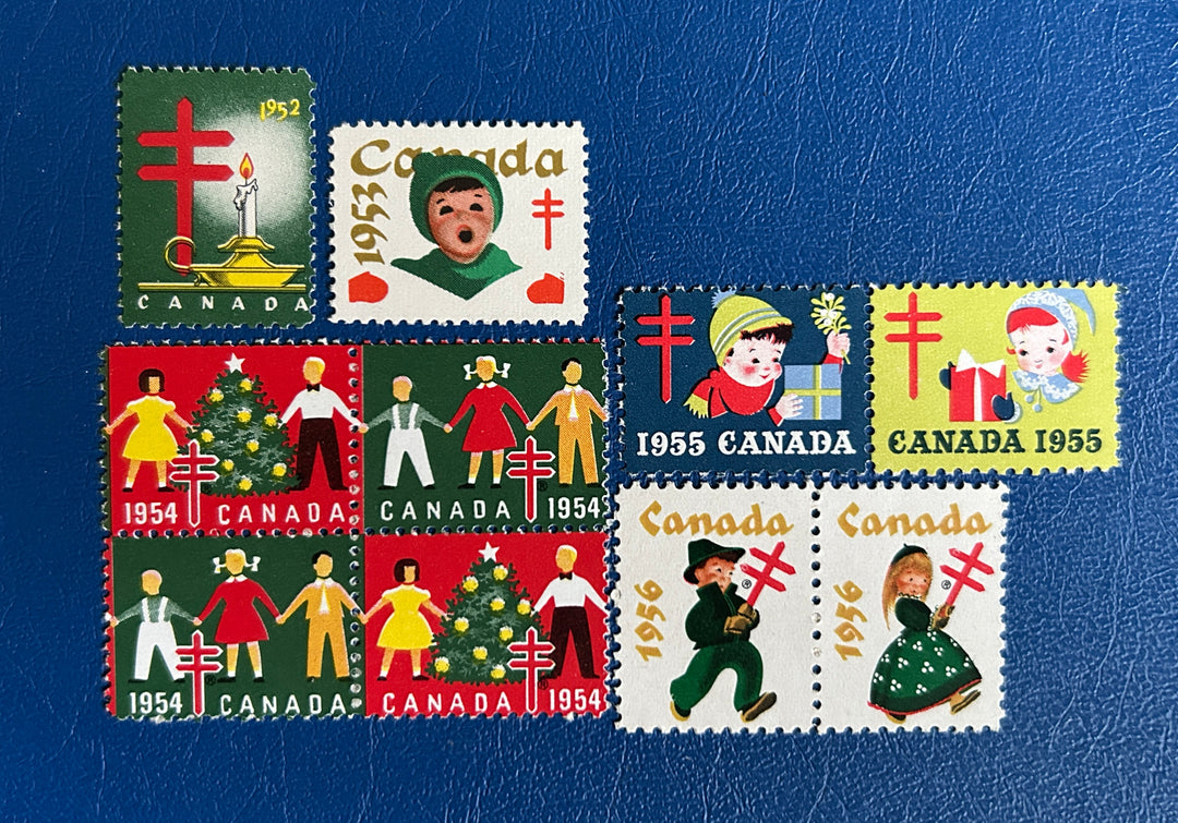 Canada - 1952-56 - Christmas Seals for Tuberculosis MNH**