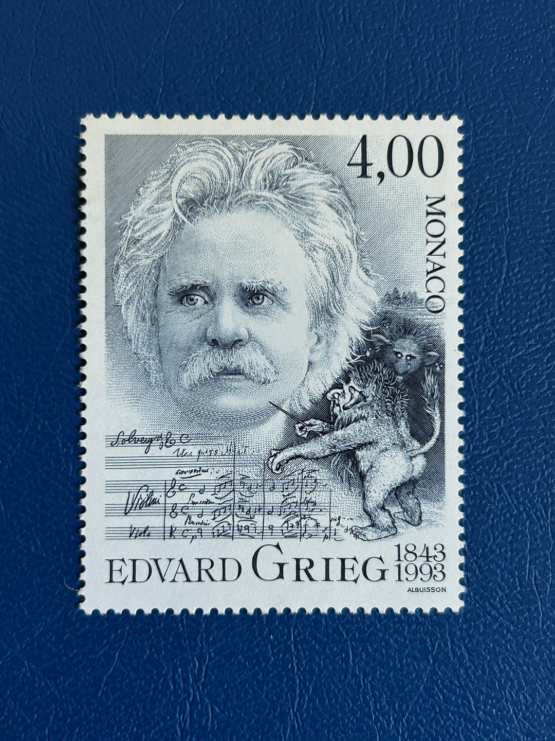 Monaco - 1993 - Edvard Grieg - MNH**