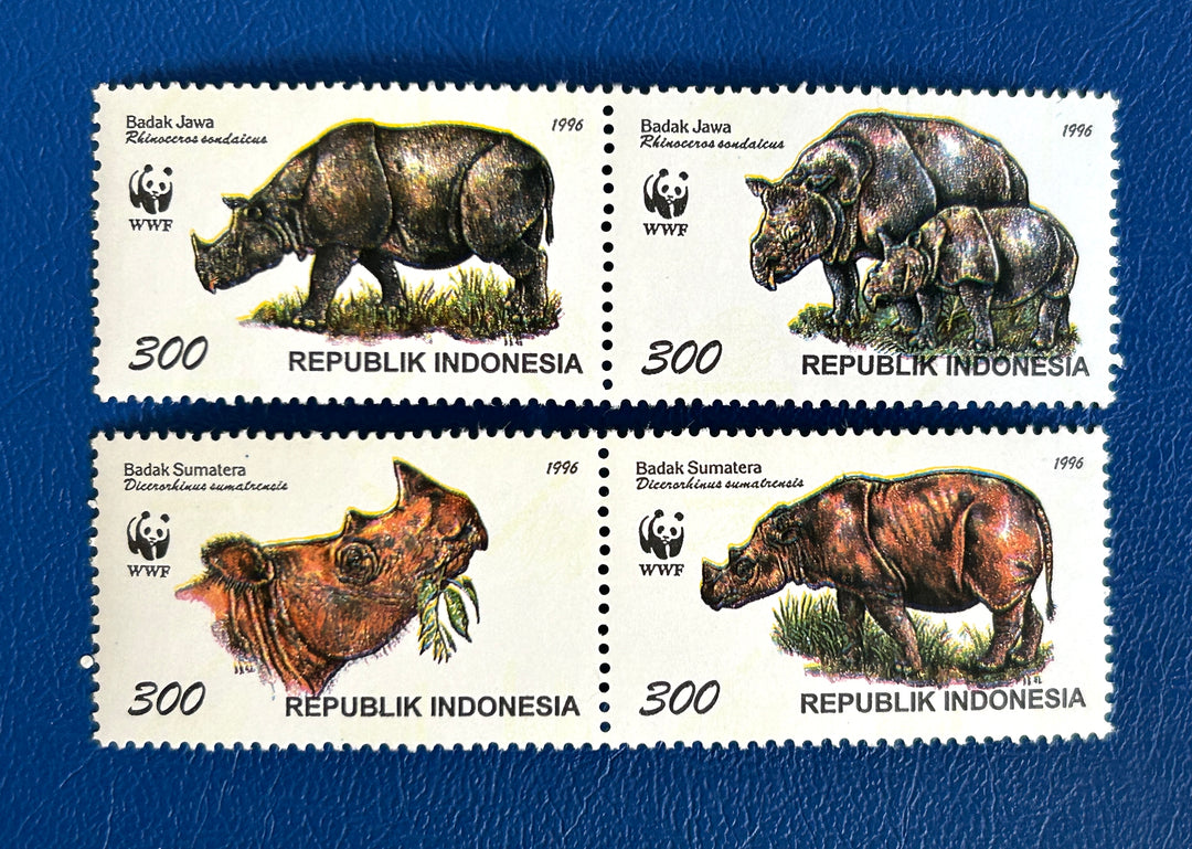 Indonesia - 1996 - Rhinoceros (fauna) - MNH**