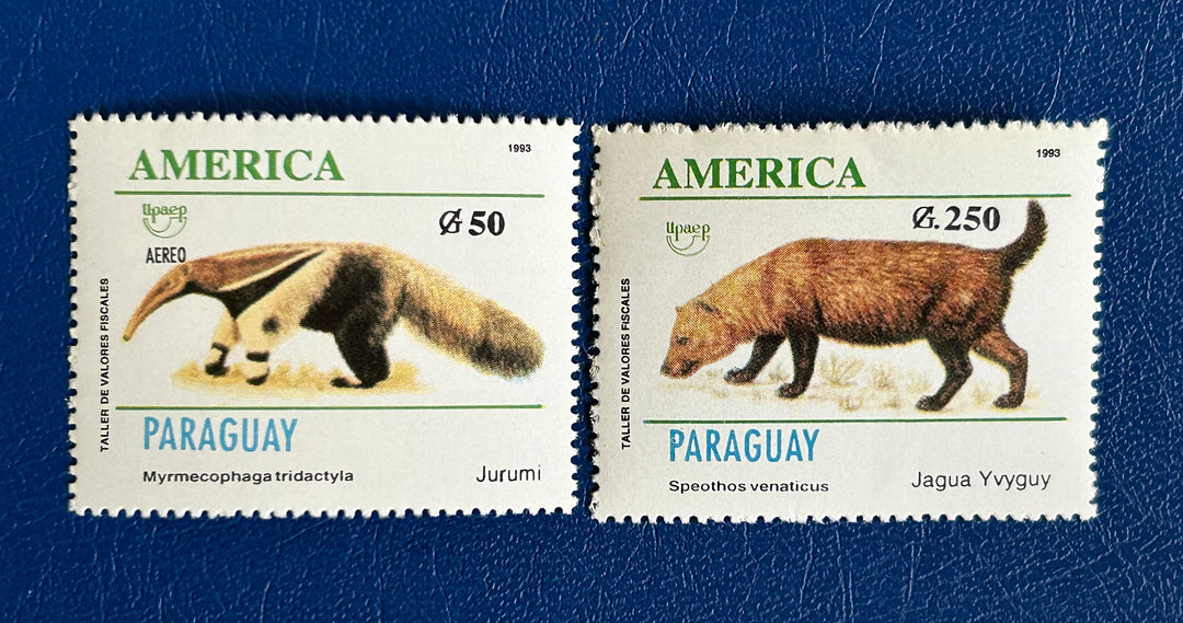 Paraguay - 1993 - Endangered Animals/ America Issue (fauna) -  MNH**