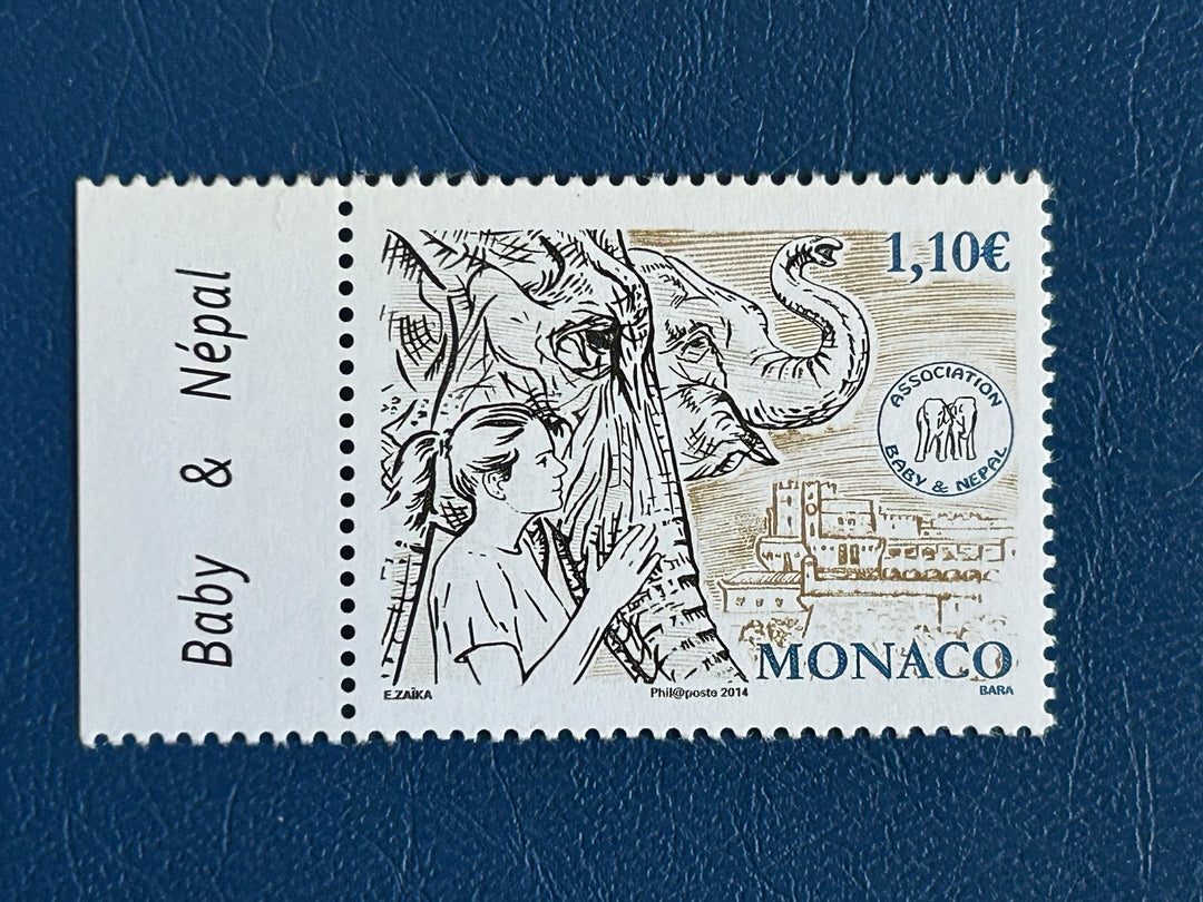 Monaco - 2014 -  Baby Elephant/ Nepal Assoc -  MNH**