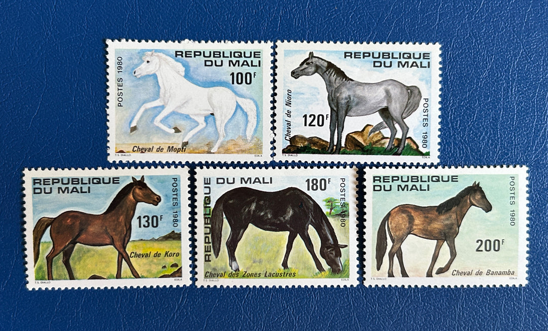 Mali - 1980 - Horse Breeds (fauna) - MNH**