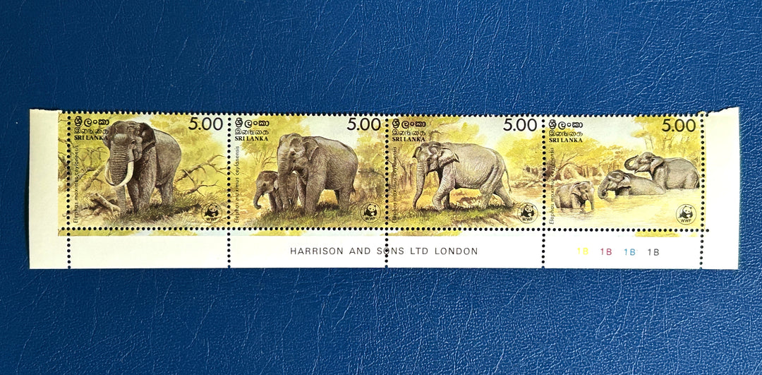 Sri Lanka - 1986 - Elephants (fauna)-  MNH**