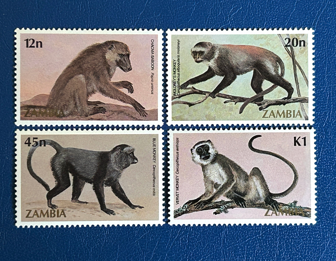 Zambia - 1985 - Baboons (fauna) - MNH**