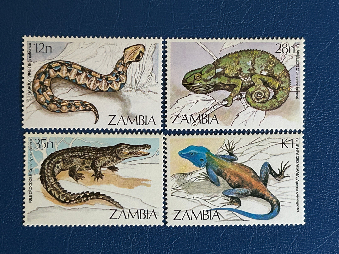 Zambia - 1984 - Reptiles (fauna) - MNH**