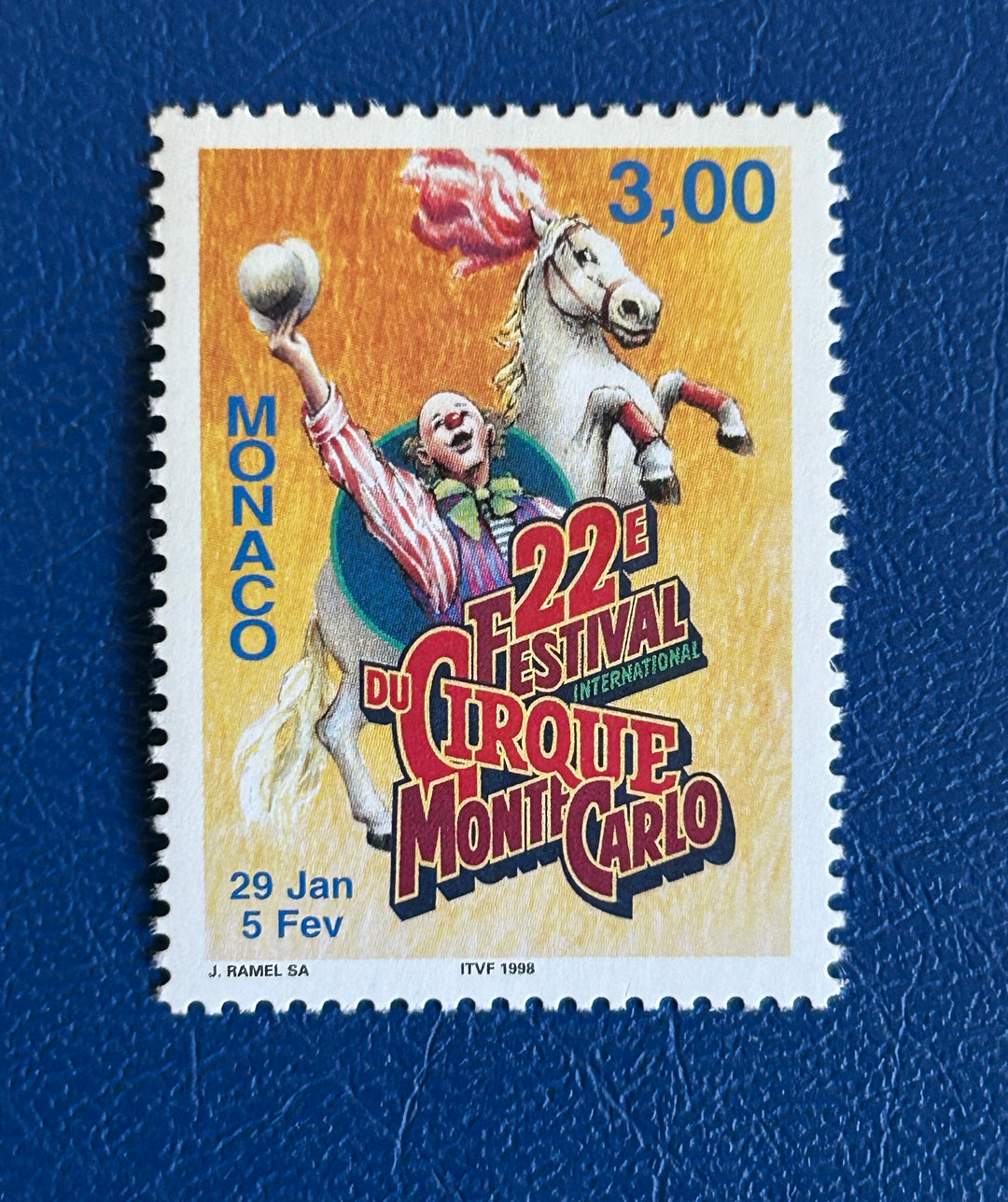 Monaco - 1997 - Intl Circus Festival - MNH**