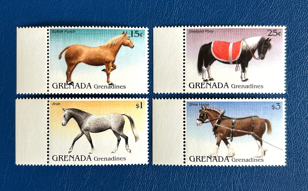 Grenada - 1995 - Horses (fauna) - MNH**