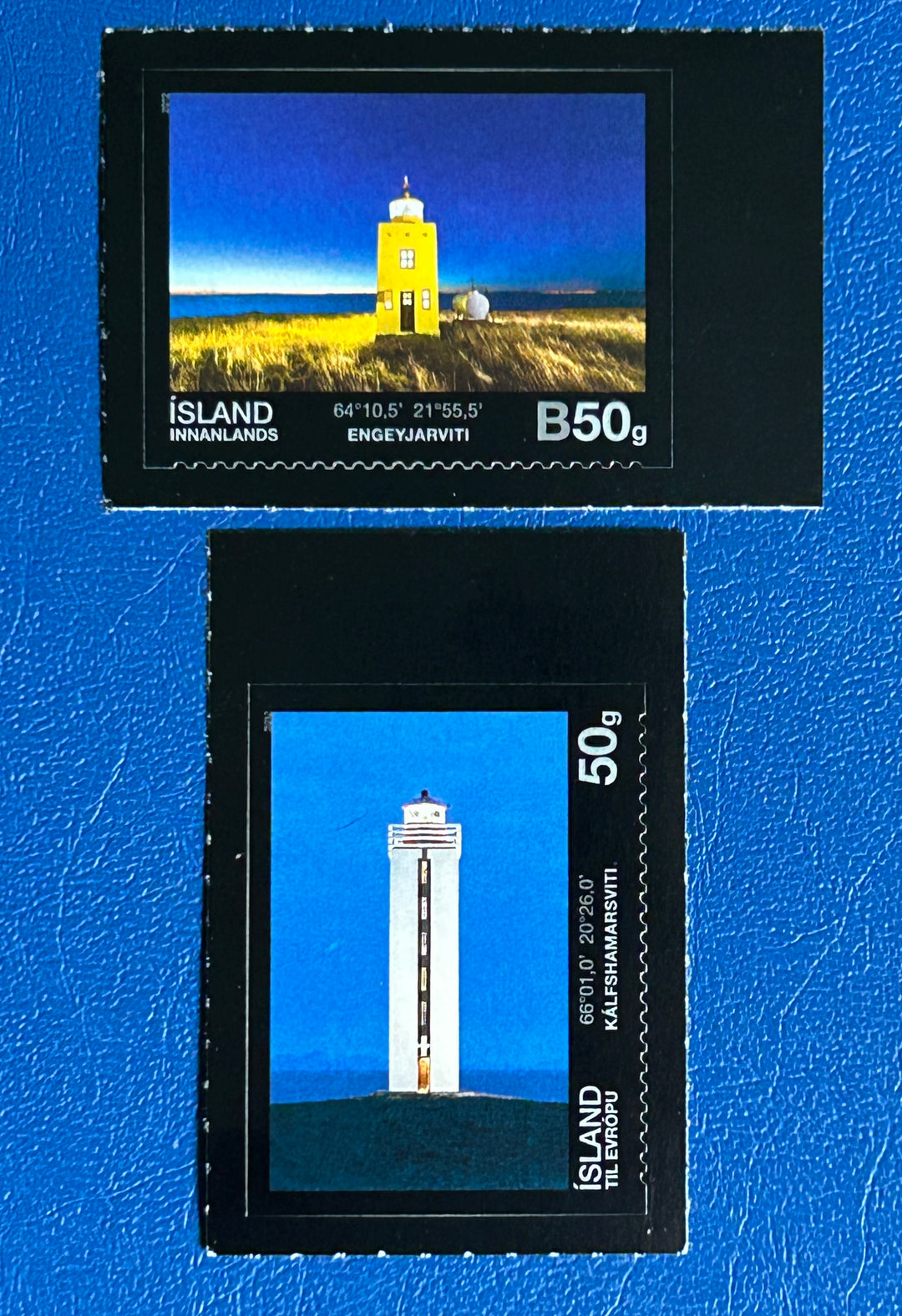 Iceland 1282-3 2012 Lighthouses MNH**