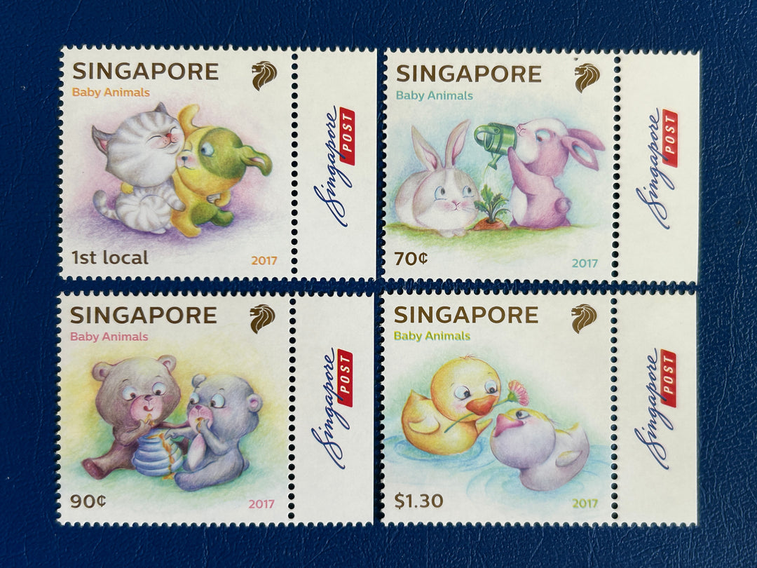Singapore - 2017 - Baby Animals  - MNH**