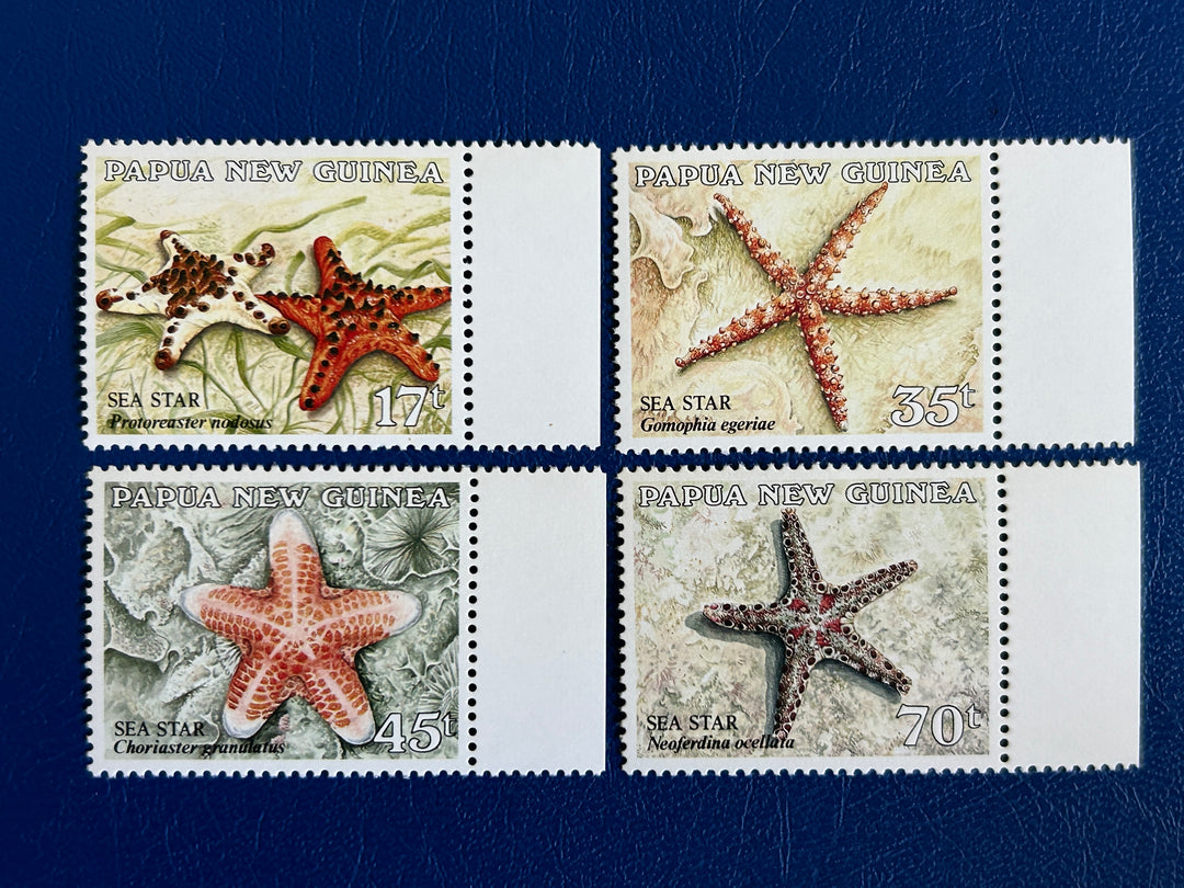 Papua New Guinea - 1987 - Starfish (fauna) -  MNH**