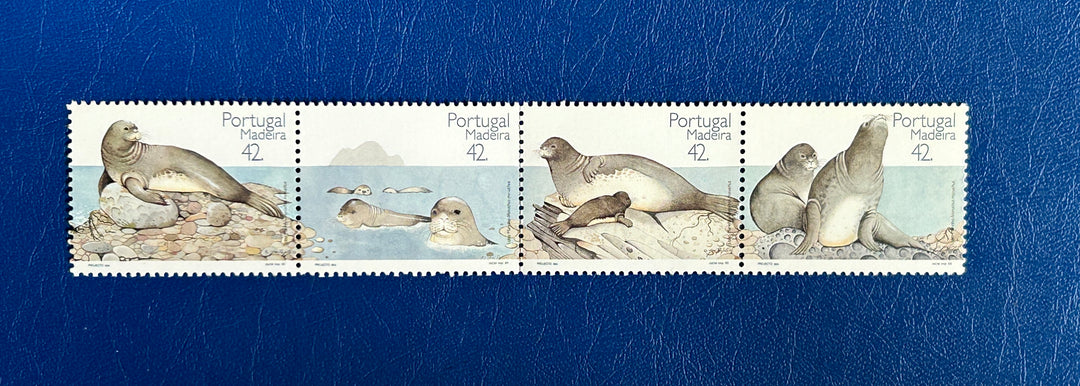 Portugal - 1993 - Marine Seals (fauna) folded on perf -  MNH**
