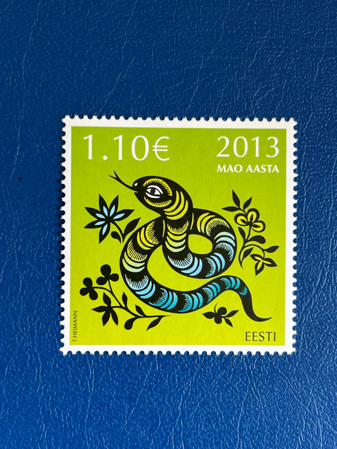 Estonia- 2013 - New Year: Snake - MNH**