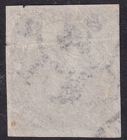 Spain 1865 Sc 72 used cartwheel "14" (Vallodolid) (rueda) cancel