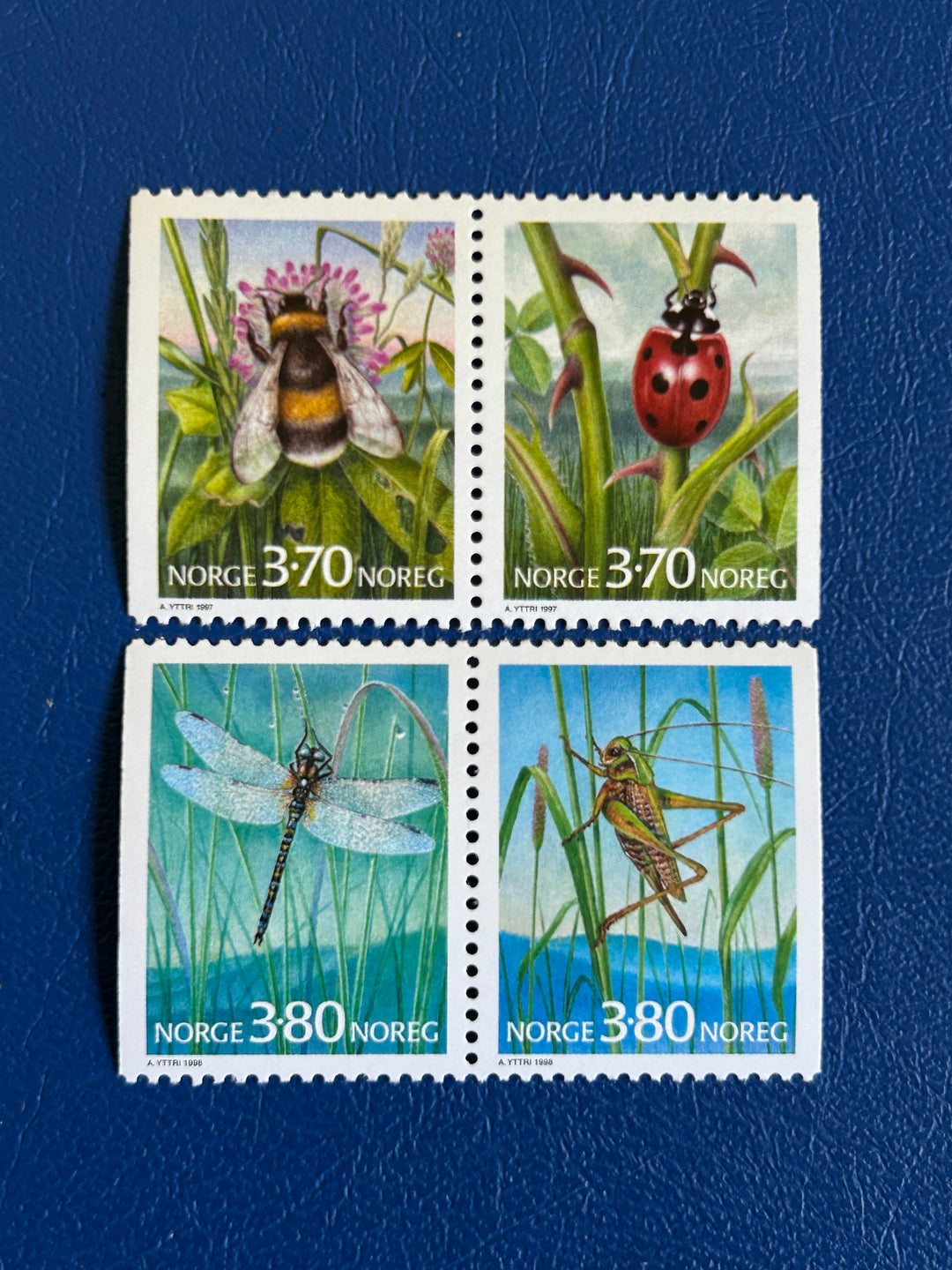 Norway - 1997/98 - Insects (fauna) -  MNH**