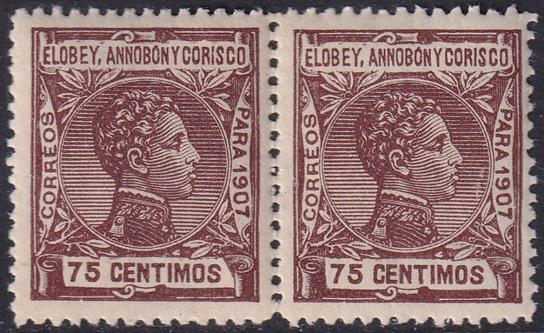 Elobey Annobon & Corisco 1907 Sc 48 pair MNH**