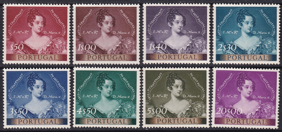 Portugal 1953 Sc 784-91 set MH*