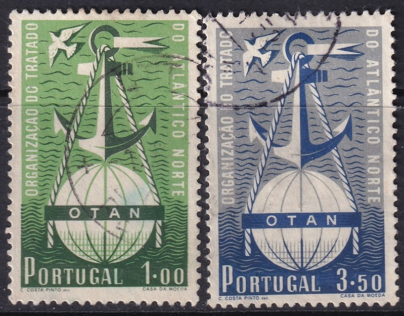 Portugal 1952 Sc 747-8 set used