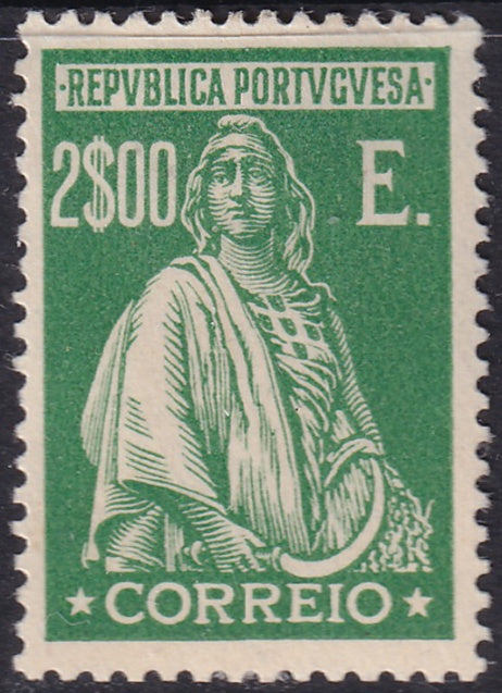 Portugal 1926 Sc 417 MH* paper adhesion on gum