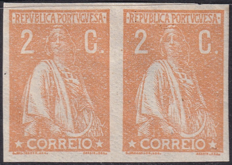 Portugal 1917 Sc 234 imperf proof pair MH*