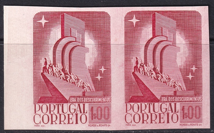 Portugal 1940 Sc 593 imperf proof pair MNH**