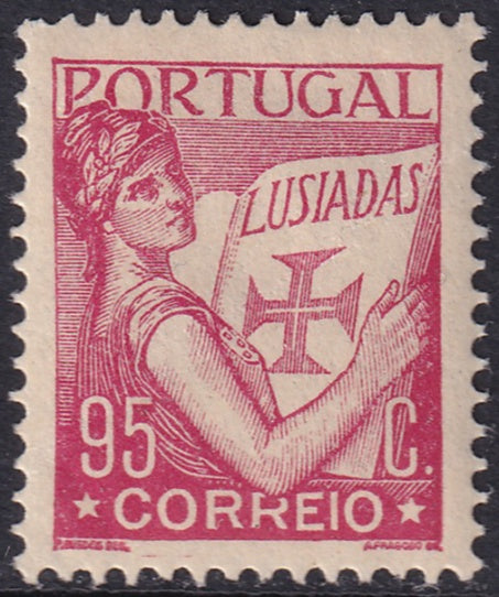 Portugal 1933 Sc 511 MH* large crease