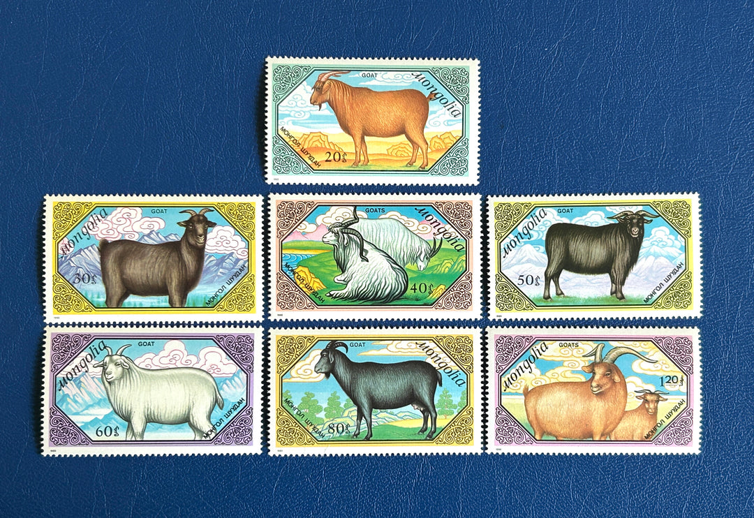 Mongolia - 1988 - Goats (fauna) -  MNH**