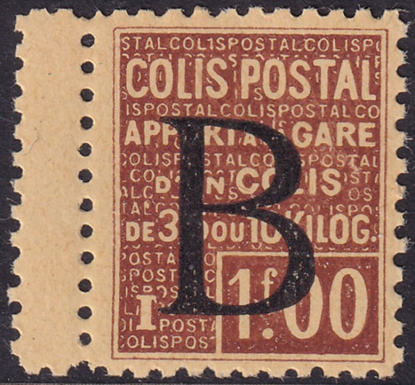 France 1936 Yt 101 parcel post MNH** "B" overprint