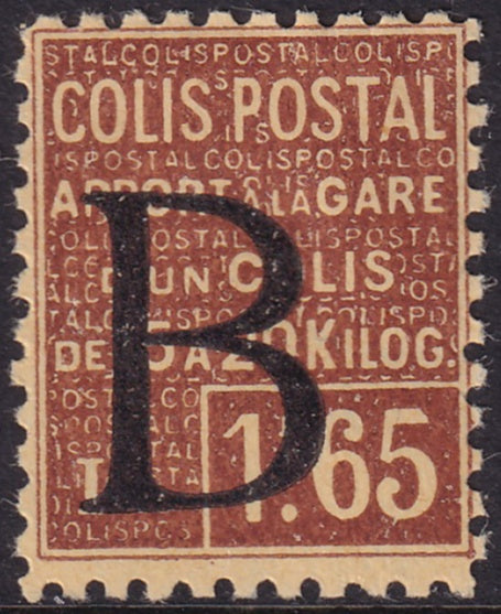 France 1936 Yt 103 parcel post MH* "B" overprint